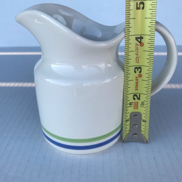 Pfaltzgraff Creamer/Pitcher Sugar Bowl With Lid Stoneware Cloverhill Band - Picture 9 of 10